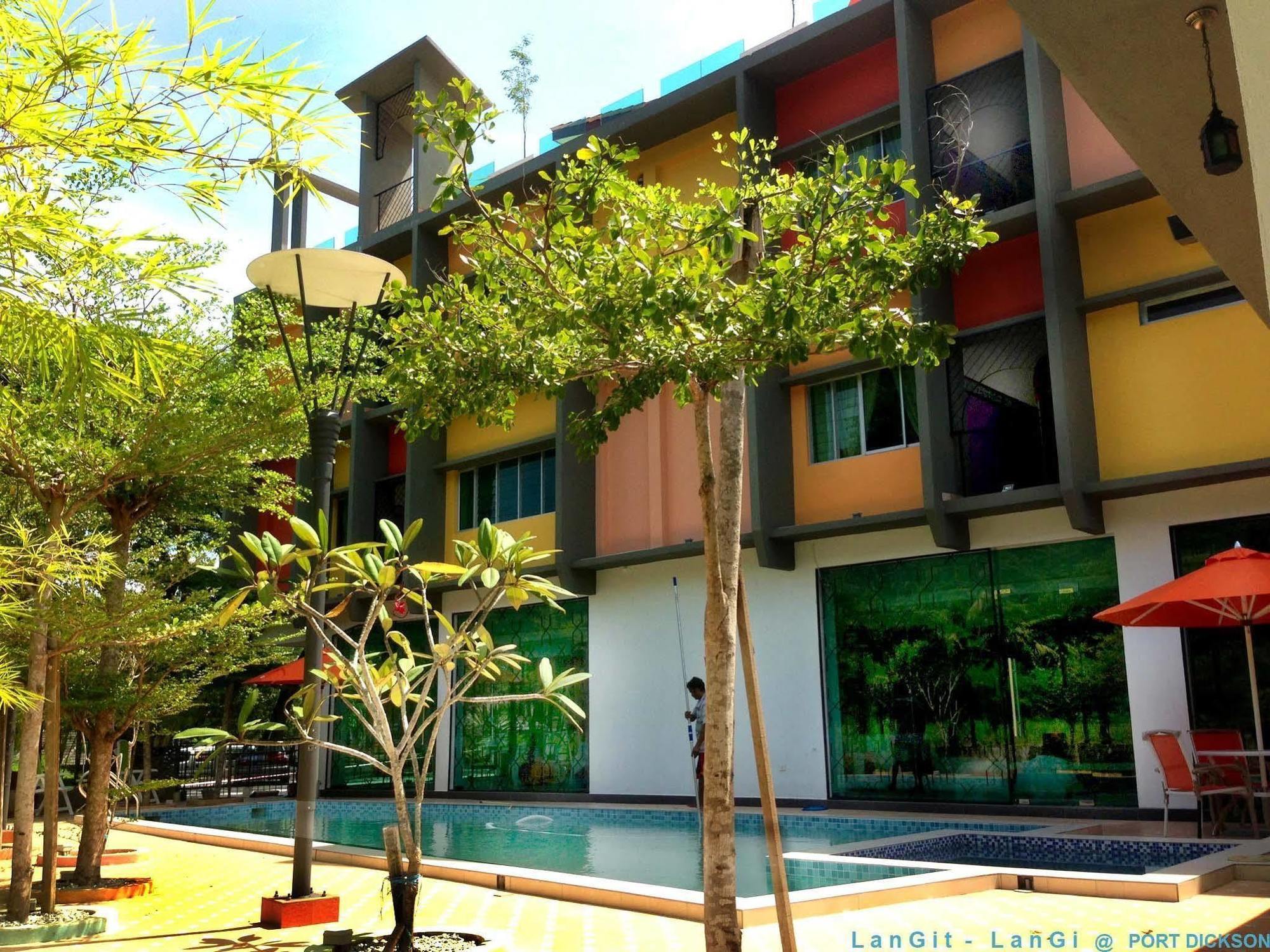 Langit Langi Hotel @ Port Dickson Esterno foto